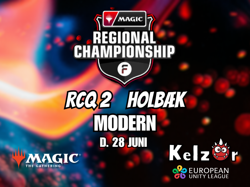 Magic: The Gathering - Event-Billet: Regional Championship Qualifier (RCQ) - Kelz0r Holbæk #2: Søndag 28/6 2026 10:00