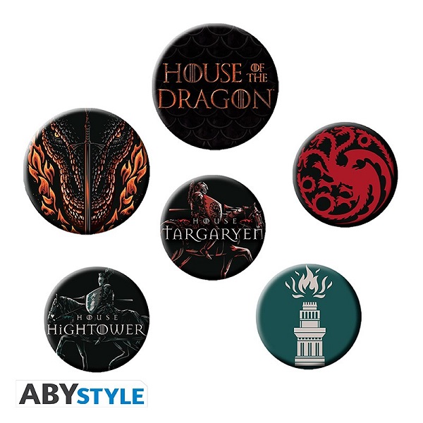 House of the Dragon - Houses - Pin Badges 6-Pack