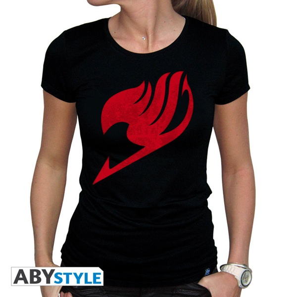 Fairy Tail - Woman SS Black Tshirt - Size: Extra Large (XL)