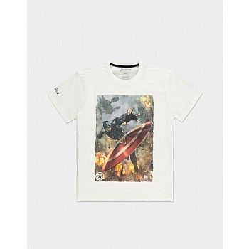 Marvel: Avengers - Captain America Men's T-shirt - Size: XX Large (XXL)