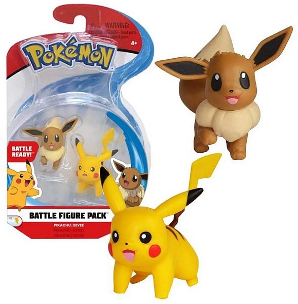 Pokémon: Battle Mini Figures - Pikachu & Eevee - 5cm