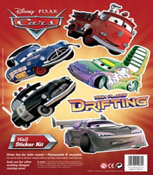 Disney Pixar: Children's Cars Drifting Wall Stickers / Væg-Klistermærker
