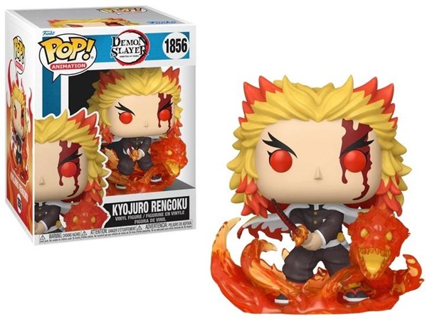 Funko Pop: Demon Slayer: Kimetsu no Yaiba - Kyojuro Rengoku (Exclusive 9th form) #1856 - Animation Vinyl Figure 9cm