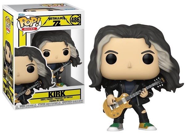 Funko Pop: Metallica - Kirk (72 Seasons) #486 - Vinyl Figure 9cm