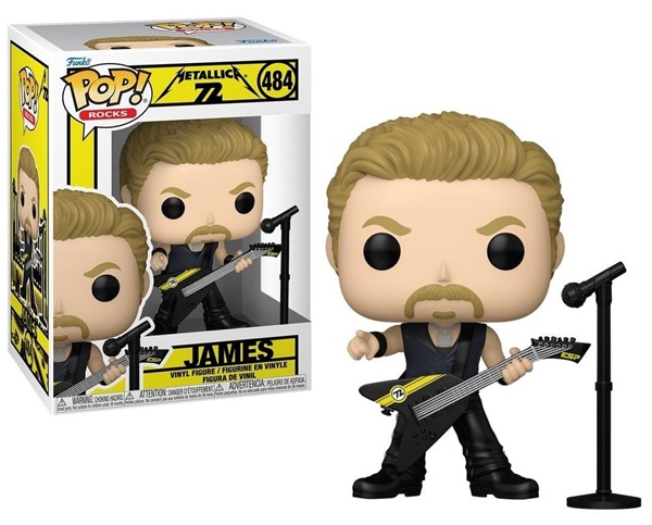 Funko Pop: Metallica - James (72 Seasons) #484 - Vinyl Figure 9cm