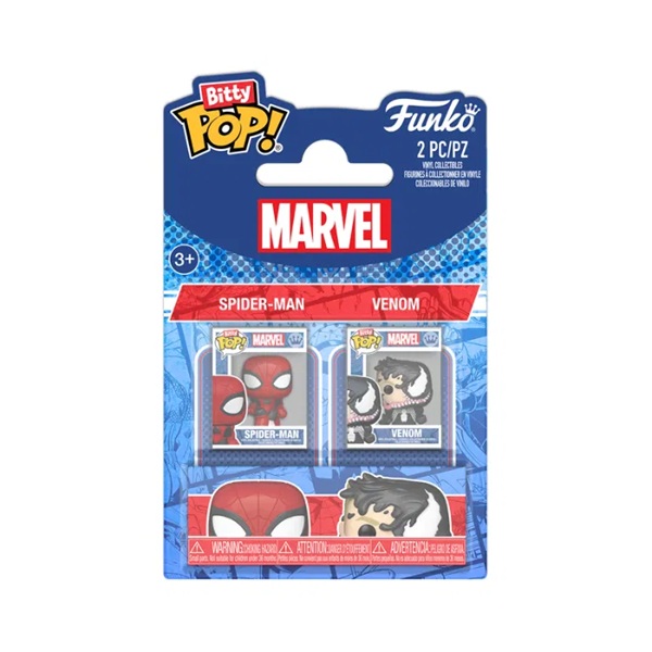 Funko Pocket Pop: Marvel - Spider-Man & Venom - Vinyl Figure 2-Pack 2cm