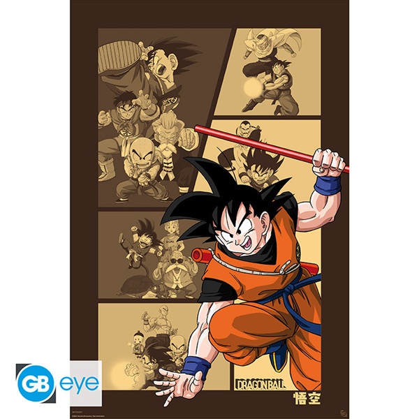 Dragon Ball - Goku Retro - Poster/Plakat 61x91.5cm