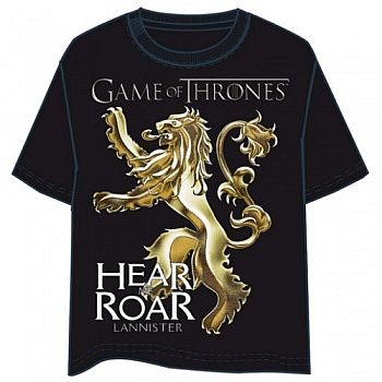 Game of Thrones - Lannister Logo - T-Shirt - Size: X Large (XL)
