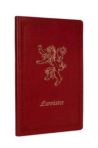 Game of Thrones - Ruled Notebook - Lannister