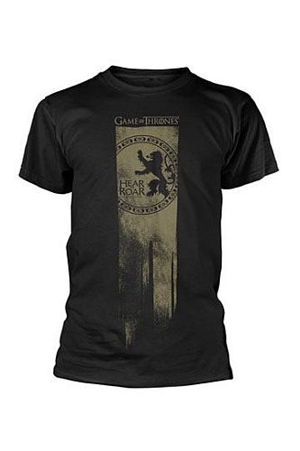 Game of Thrones - T-Shirt Lannister Flag Hear Me Roar - Size: Small (S)