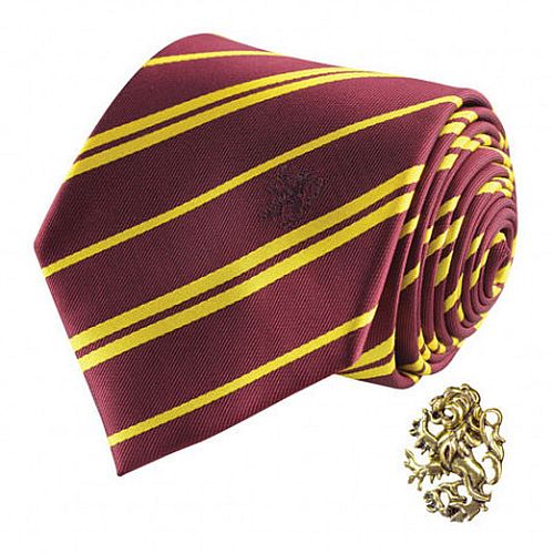 Harry Potter - Deluxe Necktie & Pin Set: Gryffindor (Slips)