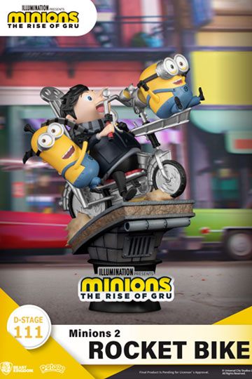 Minions 2 - Rocket Bike - D-Stage PVC Diorama 15cm