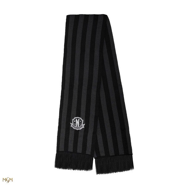 Wednesday - Nevermore Academy (Black) - Scarf 190cm