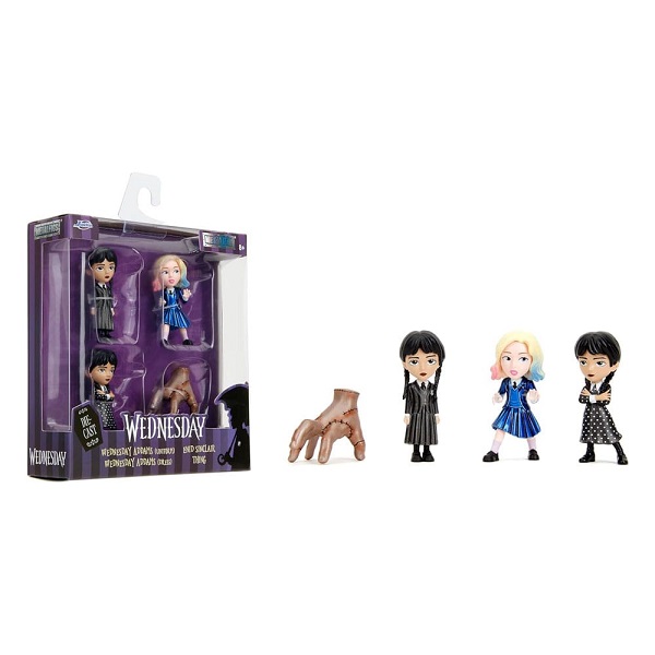 Wednesday - Nano Metalfigs Diecast Mini Figures 4-Pack - Wave 1 - 4cm