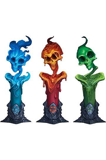 Court of the Dead - Court Statue 3-Pack - The Lighter Side of Darkness: Faction Candle 18cm