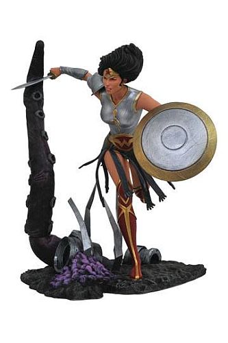 DC Comic - Gallery PVC Statue - Dark Knights Metal Wonder Woman 23cm
