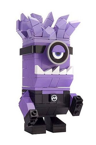 Despicable Me - Mega Construx Kubros Construction Set - Evil Minion 14cm