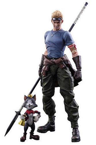 Final Fantasy VII - Cid Highwind & Cait Sith (Advent Children Play Arts) - Figures 9-27cm