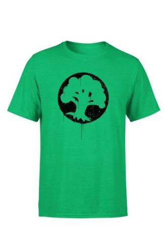 Magic the Gathering - T-Shirt Green Mana Splatter - Size: Small (S)