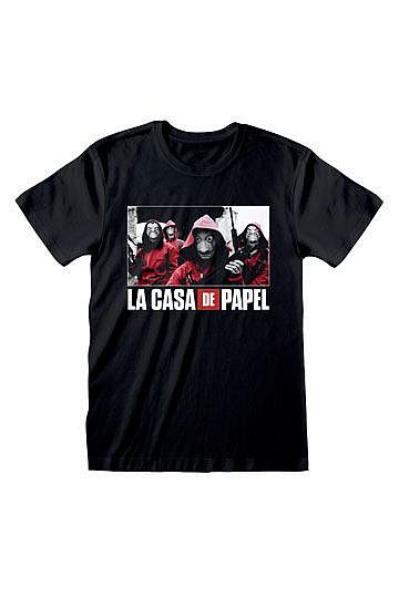 Money Heist - T-Shirt Photo And Logo - Size: X Large (XL)