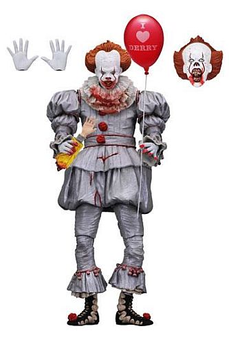 Stephen King's It - 2017 Action Figure Ultimate - Pennywise (I Heart Derry) 18cm