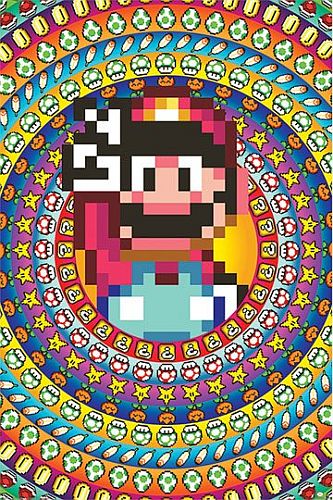 Super Mario - Poster/Plakat - Power Ups 61 x 91cm