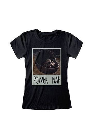 Star Wars: The Mandalorian - Ladies T-Shirt Power Nap - Size: Medium (M)