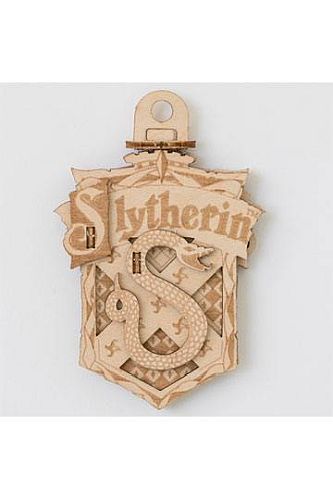 Harry Potter - IncrediBuilds Emblematics 3D Wood Model Kit - Slytherin