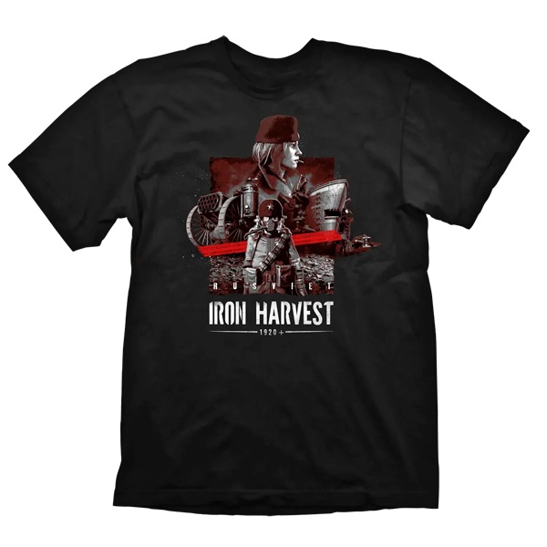 T-Shirt - Iron Harvest: Rusviet - Black - Size: Small (S)