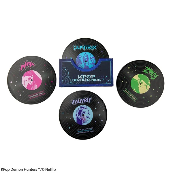 KPop Demon Hunters: Hunters and demons Soundtrack - Coaster 4-pack