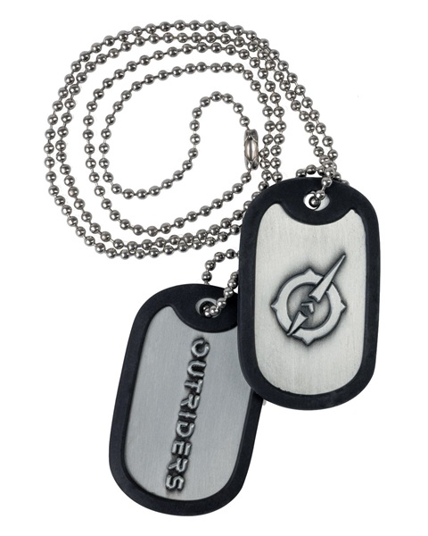 Outriders - Symbol Logo - Dog Tags With Ball Chain