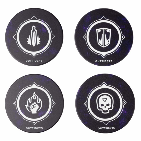 Outriders - Class Icons - Coaster 4-pack