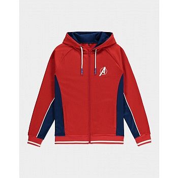Marvel - Avengers Men's Hooded Track Shirt - Size: Medium (M)