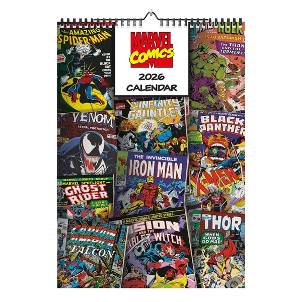 Marvel Covers - A3 Calendar 2026