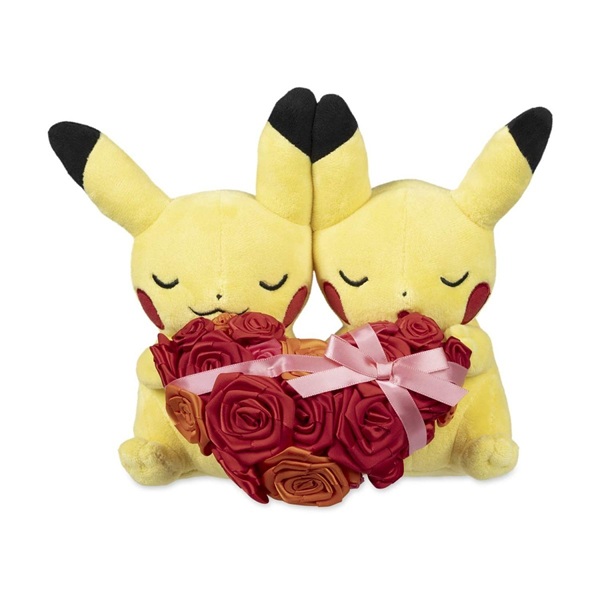 Pokémon: Paired Pikachu Celebrations: Sweetheart - Pokémon Center Plush/Bamse 20cm