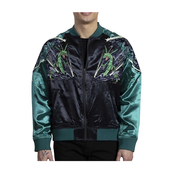 Pokémon - Rayquaza - Pokémon Center Souvenir Jacket - Size: X-Large (XL)