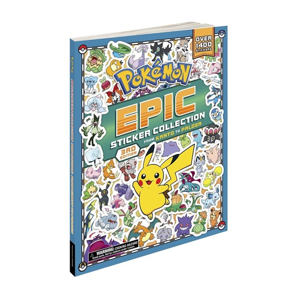 Pokémon - Epic Sticker Collection 3rd Edition: From Kanto to Paldea - Pokémon Center Sticker Collection
