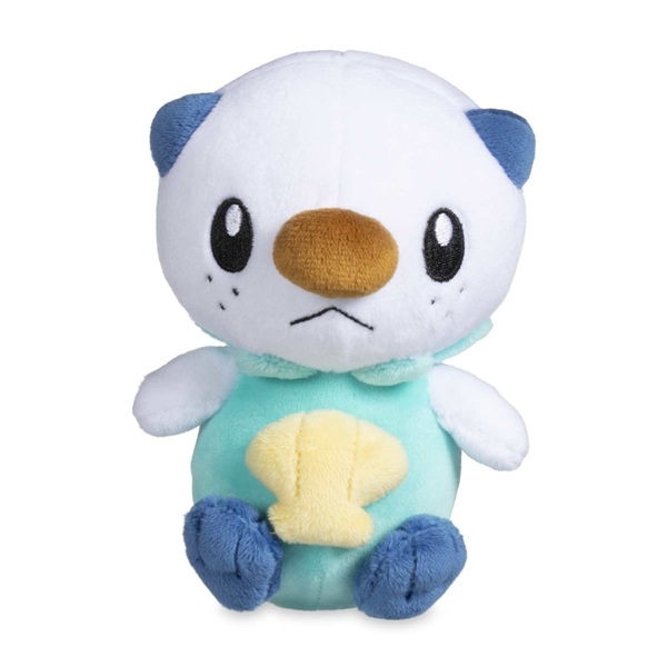 Pokémon: Oshawott (Sitting Cuties) - Pokémon Center Plush/Bamse 13cm