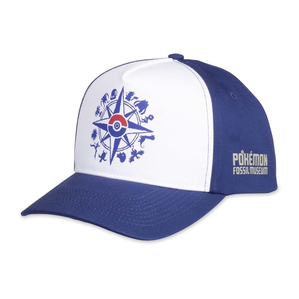 Pokémon Fossil Museum: Compass Logo Hat (One Size-Adult) - Pokémon Center Cap/Kasket