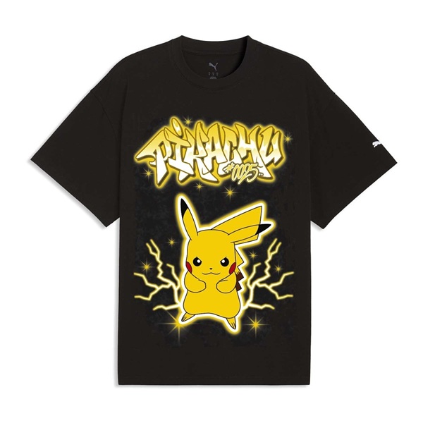 PUMA Hoops x Pokémon: Pikachu - T-Shirt - Adult - Size: Large (L)