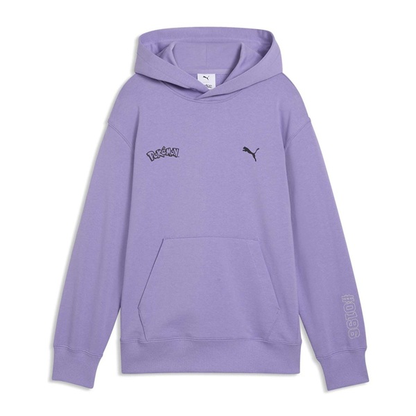 PUMA x Pokémon: Espeon - Relaxed Pullover Hoodie - Youth - Size: Large (L)