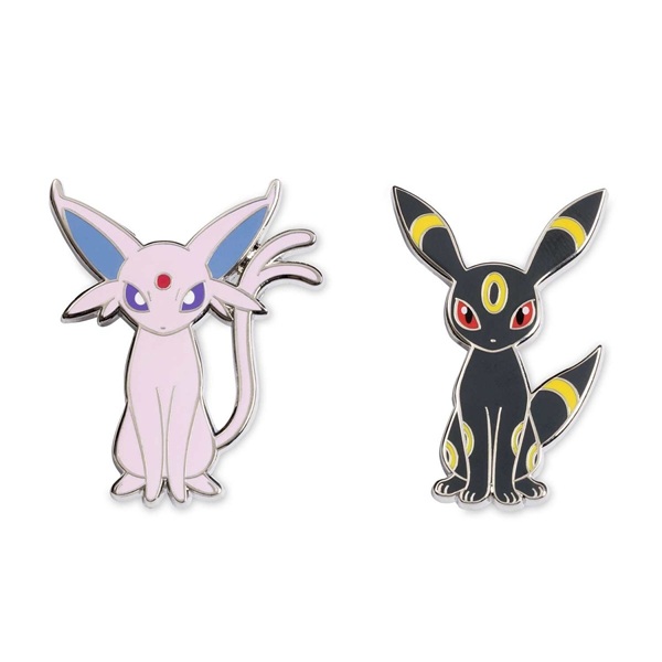 Pokémon - Espeon & Umbreon - Pokémon Center Pin Badge 2-Pack