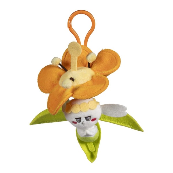 Pokémon: Flabébé (Orange Flower) (Whimsy Bloom) - Pokémon Center Mini Plush Keychain/Nøglering