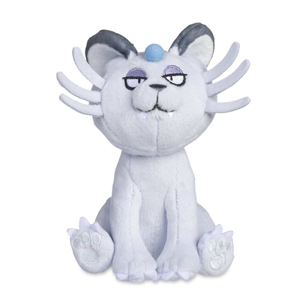 Pokémon - Alolan Persian (Sitting Cuties) - Pokémon Center Plush/Bamse 16cm