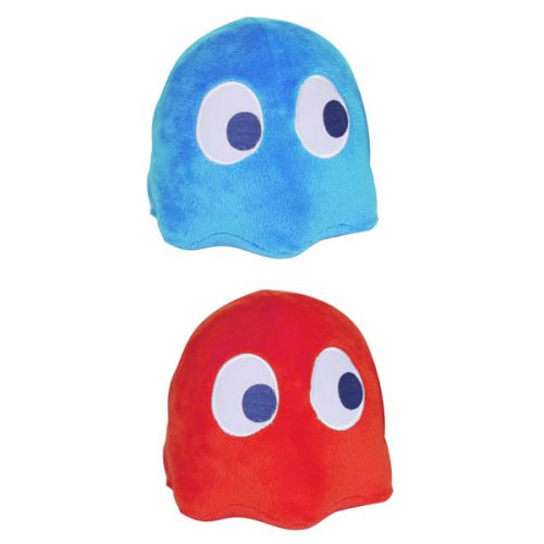 Pac-Man - Ghost Plush/Bamse Med Lyd (Rød) 20cm