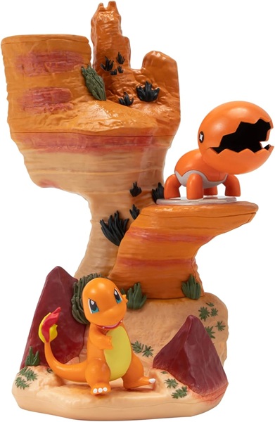 Pokémon: Desert Rocks Environment - Charmander & Trapinch Battle Figure