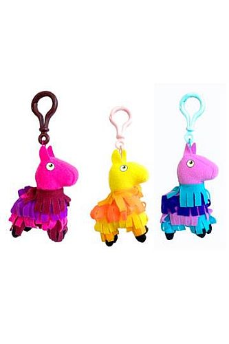 Pinata Lama - Clip-On Plush Figures 10cm - Assortment (24 Figures)