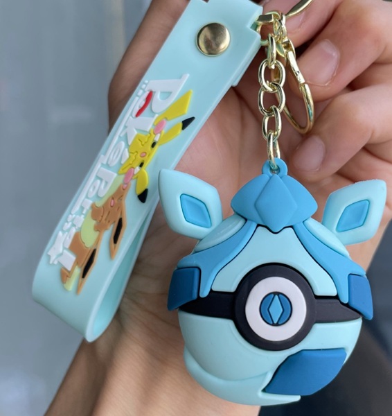 Pokémon - Glaceon - Keychain / Nøglering 8cm