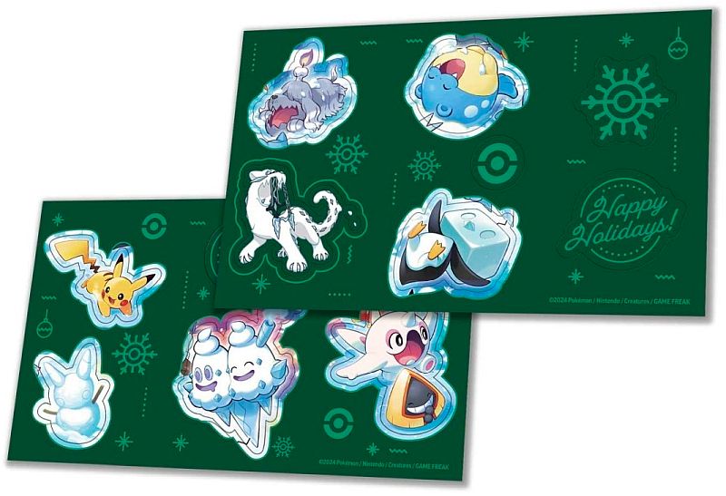 Pokemon - Holiday Sticker Sheets (Calendar 2024) (Sæt af 2)