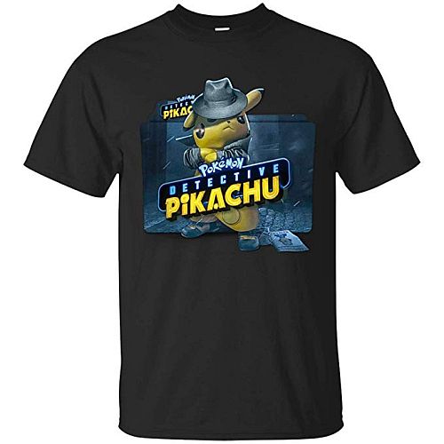 Pokémon: Detective Pikachu - Detective Pikachu Movie T Shirt - Size: XXXX Large (XXXXL)